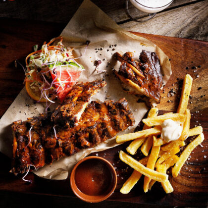 Ribs, Chips & Applesauce